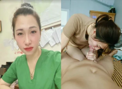 Em gái xinh đẹp thích tận hưởng niềm vui với trai lạ